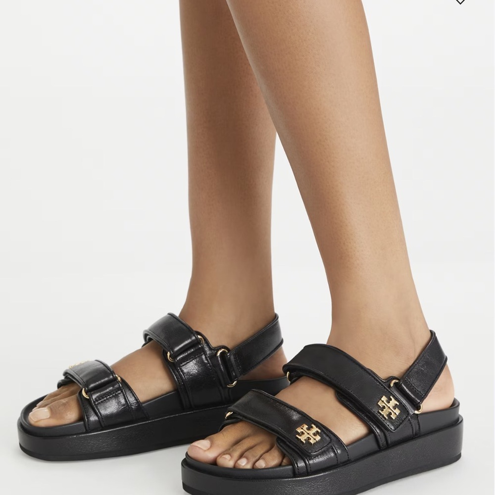 Tory Burch Black Platform Sandals